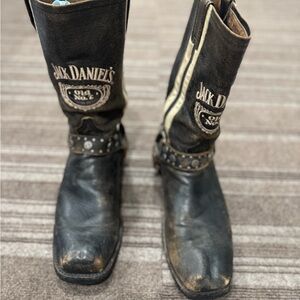 Jack Daniels Black and Brown Men's Boots